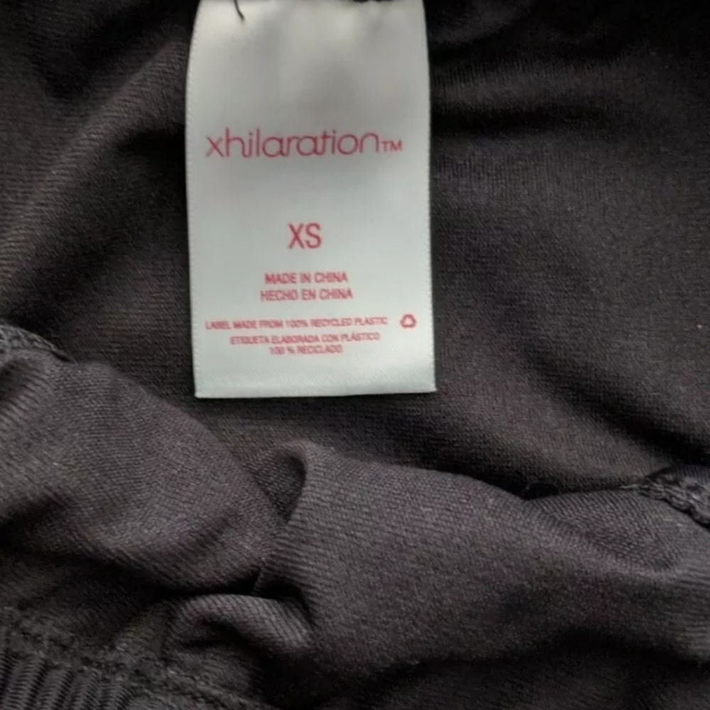 Xhilaration Black High Leg String Bikini Bottom - Picture 9 of 9